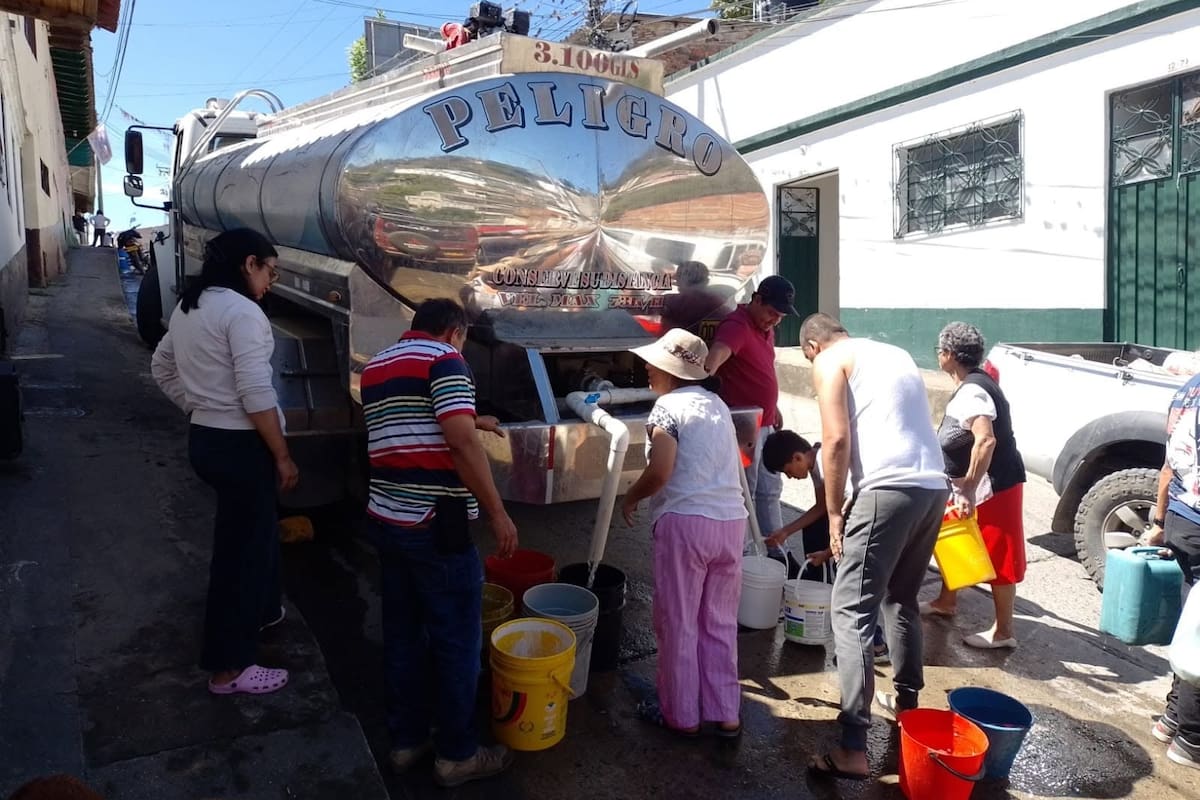 Vélez fue fundado en 1539 y hoy, cerca de 485 años después, sigue sin agua potable garantizada para sus habitantes.
Foto: Emprevel.
