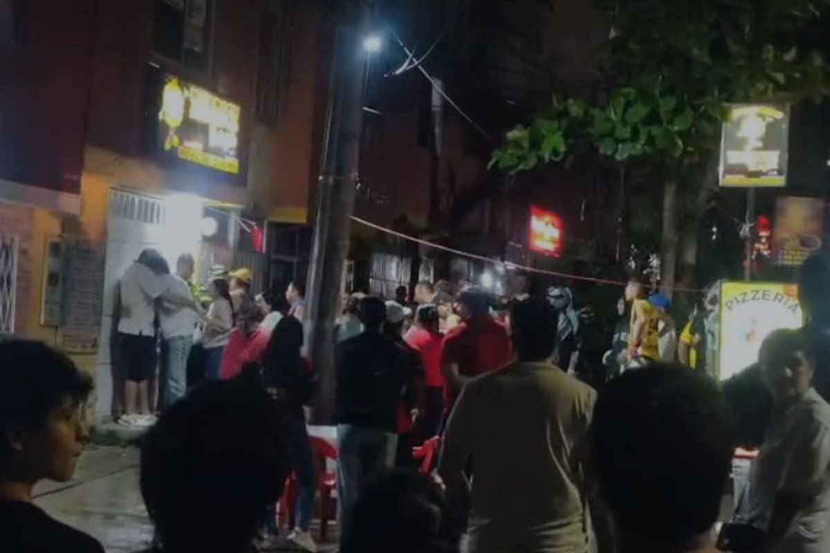 Escenas de caos y dolor se vivieron tras el ataque armado en Piedecuesta.