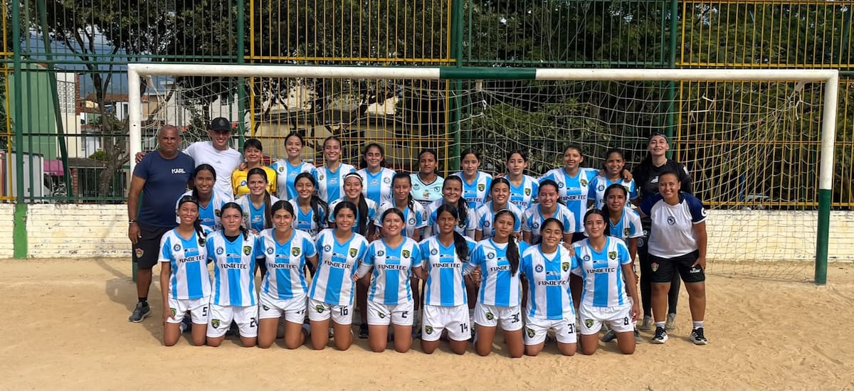 Laura Sofía Moyano hace parte del equipo de fútbol femenino sub-20 del Real Santander.