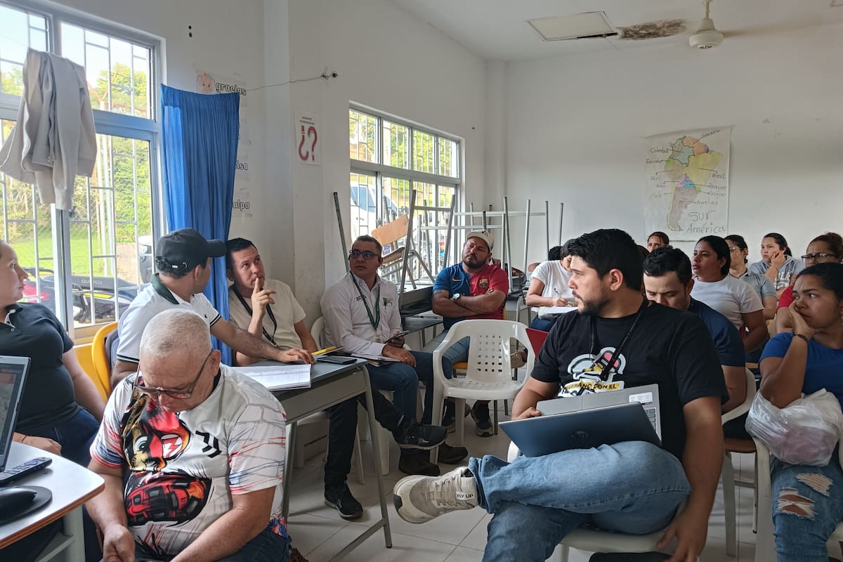 El proyecto de mejoramiento en la infraestructura de la escuela Nueva Bélgica fue socializado con la comunidad educativa.
Suministrada/Vanguardia