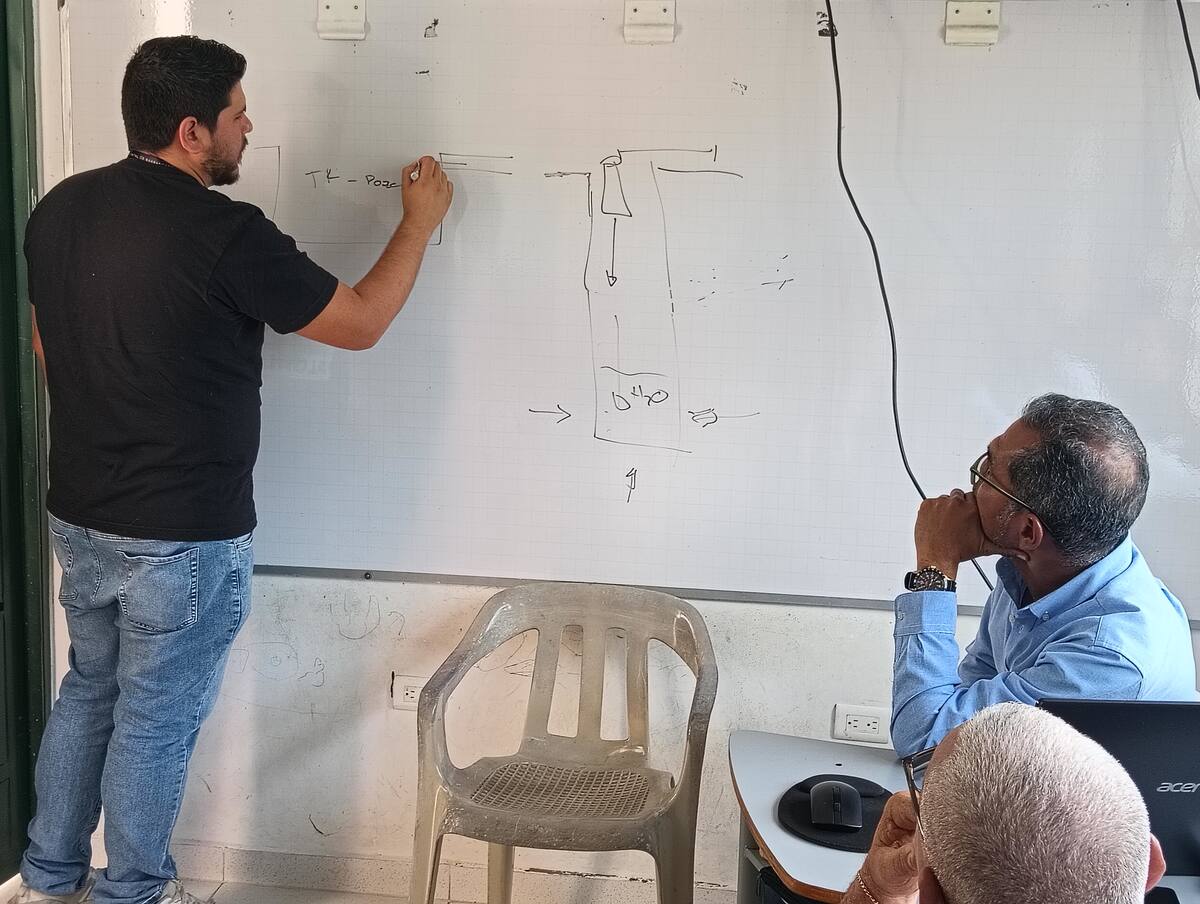 : El proyecto de mejoramiento en la infraestructura de la escuela Nueva Bélgica fue socializado con la comunidad educativa.
Suministrada/Vanguardia