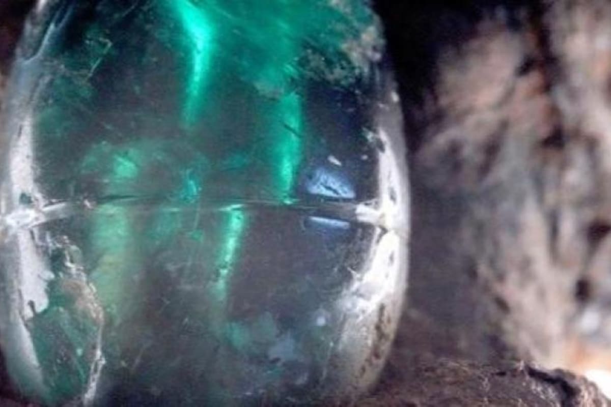 Una de las esmeraldas encontradas en la región panameña del Gran Coclé Universidad Tecnológica de Panamá.