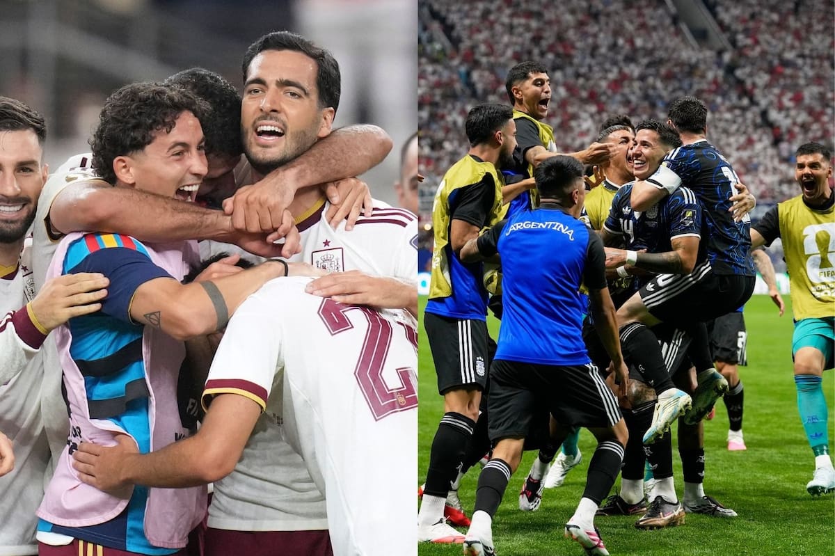España y Argentina se enfrentarán en la final del Mundial en un duelo de poca historia mundialista. //Fotos, AP: Eric Gay - Rebecca Blackwell