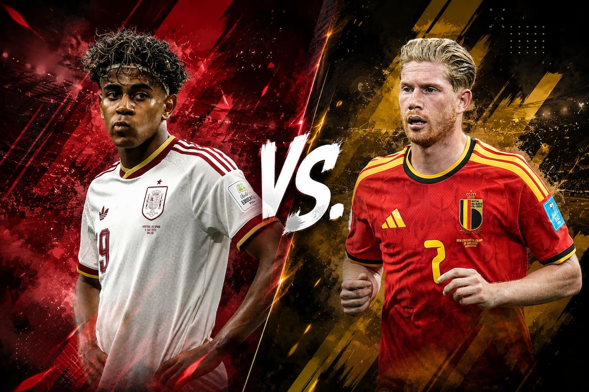 España vs. Bélgica en vivo: hora y dónde ver el partidazo por los cuartos de final del Mundial 2026