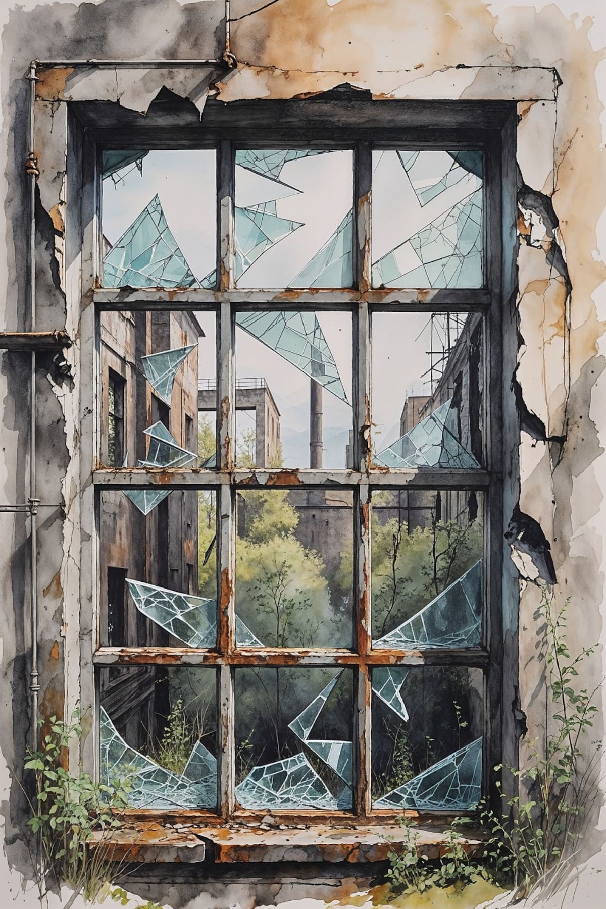 No se acostumbre a vivir con la ventana rota.