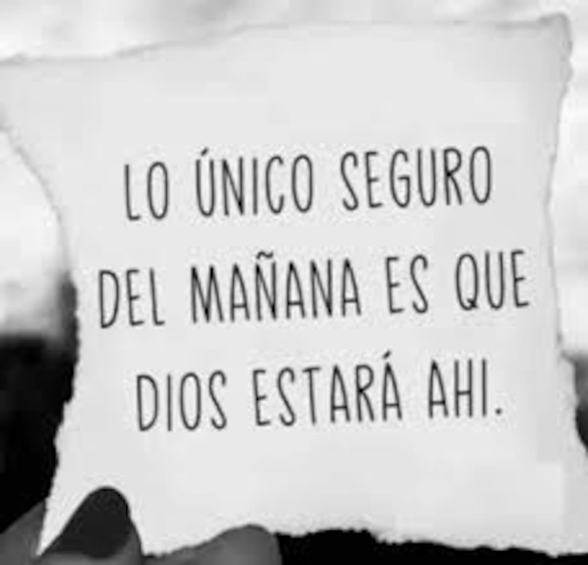 Si usted tiene fe, el Señor no lo dejará a la deriva. Tenga fe, porque sus bendiciones le lloverán.