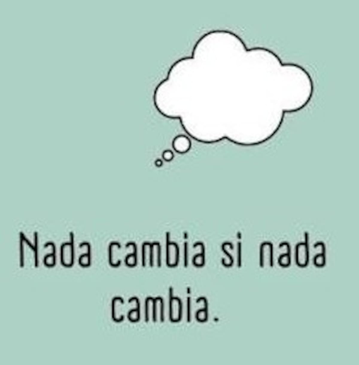 No se estanque