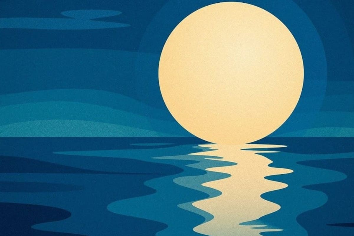 La luna en el camino de la vida