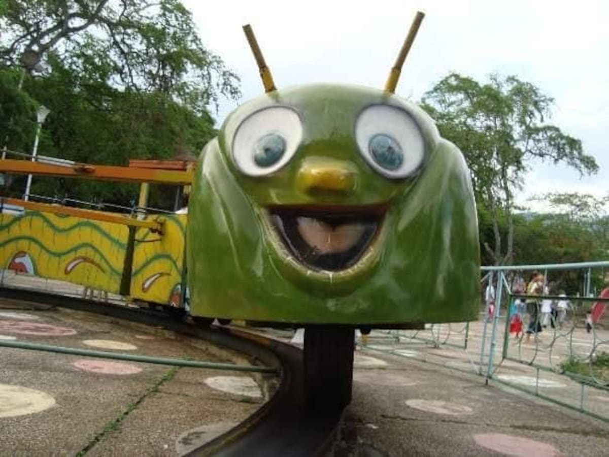 La oruga del otrora Parque Recreacional El Lago. (Archivo / VANGUARDIA)