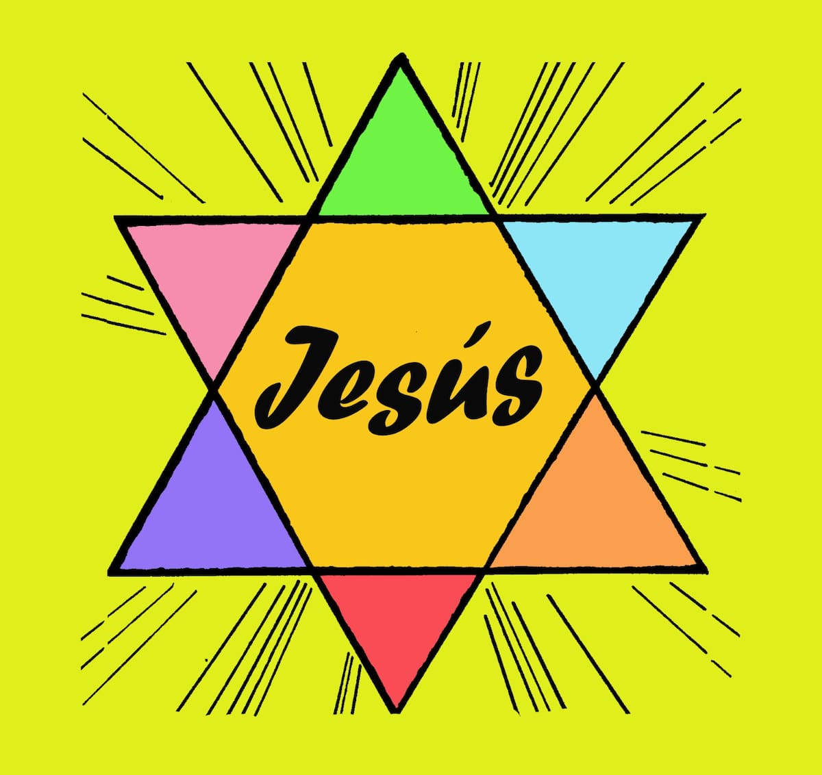 La estrella de Jesús.
