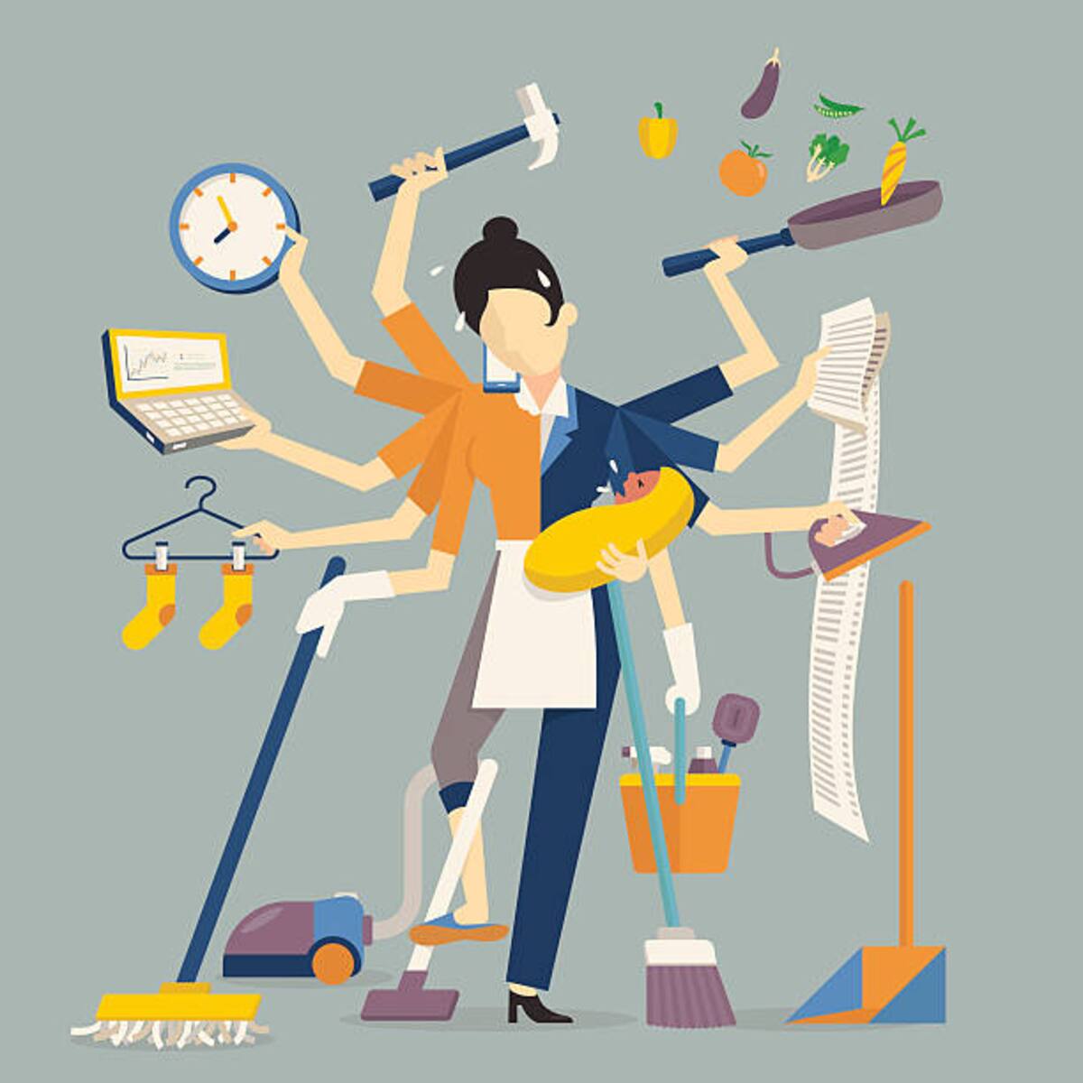 Demasiado trabajo, en casa y en la oficina. ¿Qué hacer?