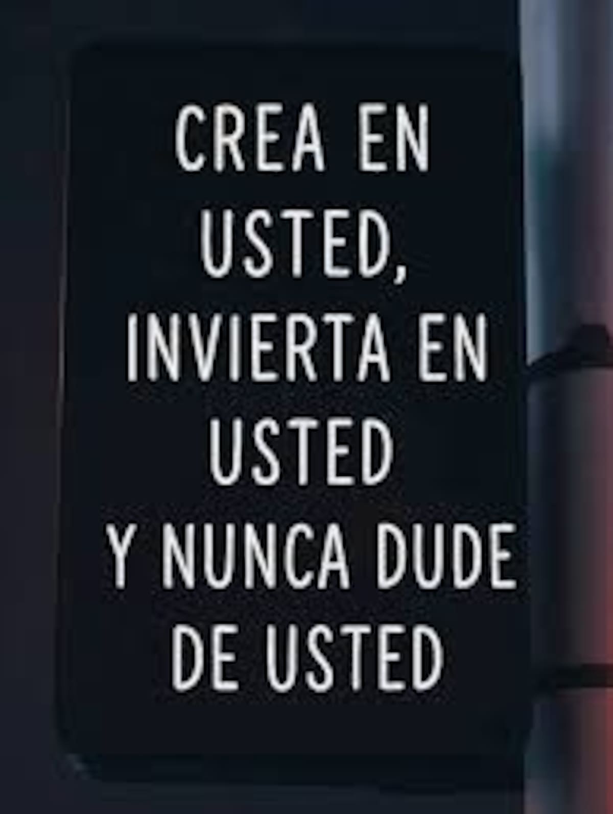 ¡Téngase fe!