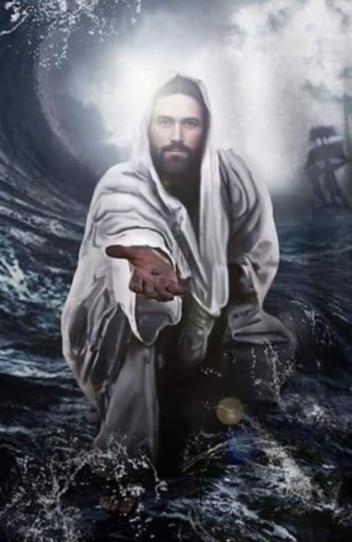 Jesús siempre le da una mano.