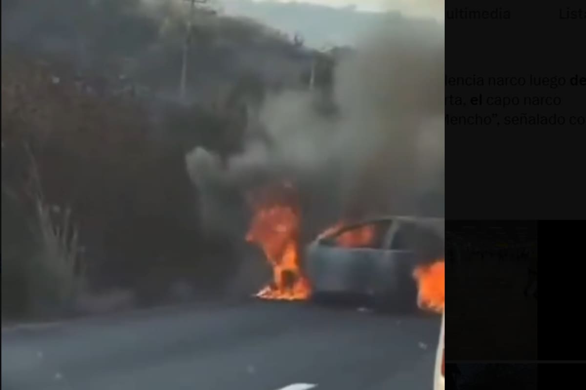 Estados Unidos lanza alerta tras violencia en México por muerte de El Mencho. | Foto: Tomado de Video.
