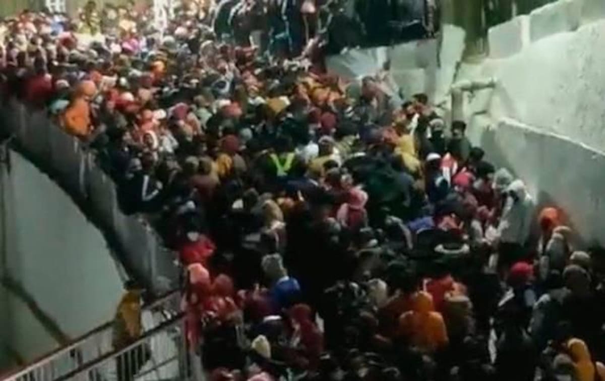 Estampida mortal en la India.