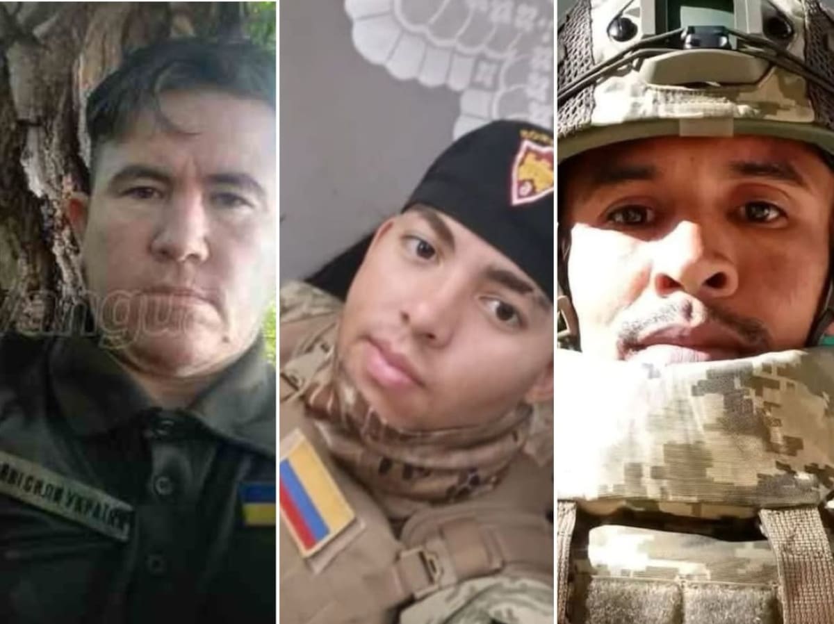 El rostro de los 3 Santandereanos que han muerto en la guerra entre Ucrania y Rusia.