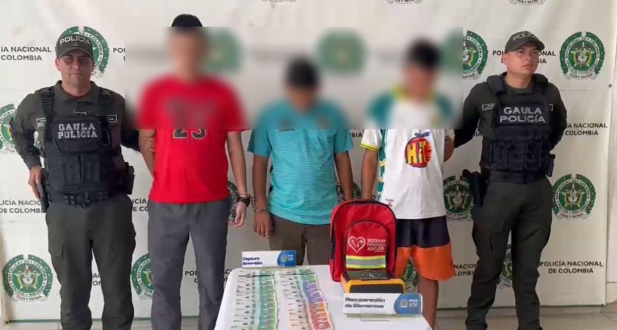Exigían $5 millones por devolver equipo médico robado y terminaron en Floridablanca