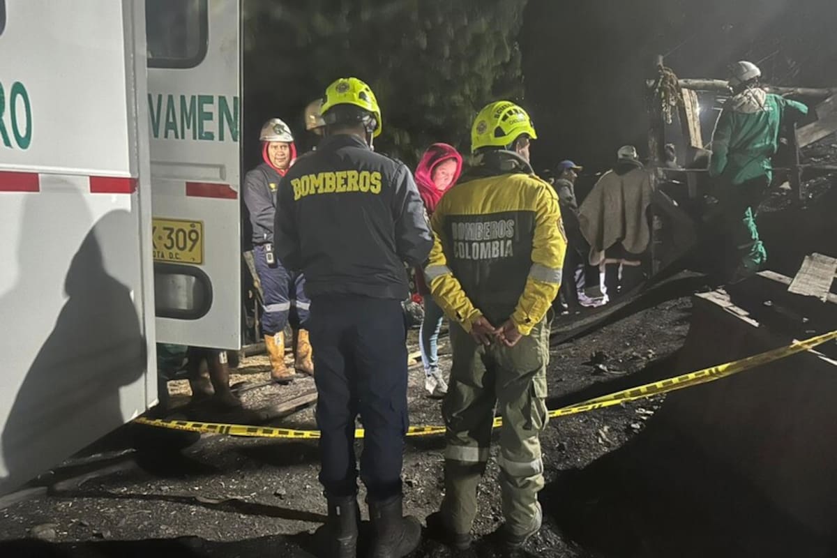 Explosión en la mina Mata Siete, ubicada en el municipio de Guachetá, Cundinamarca.
Foto: cortesía.