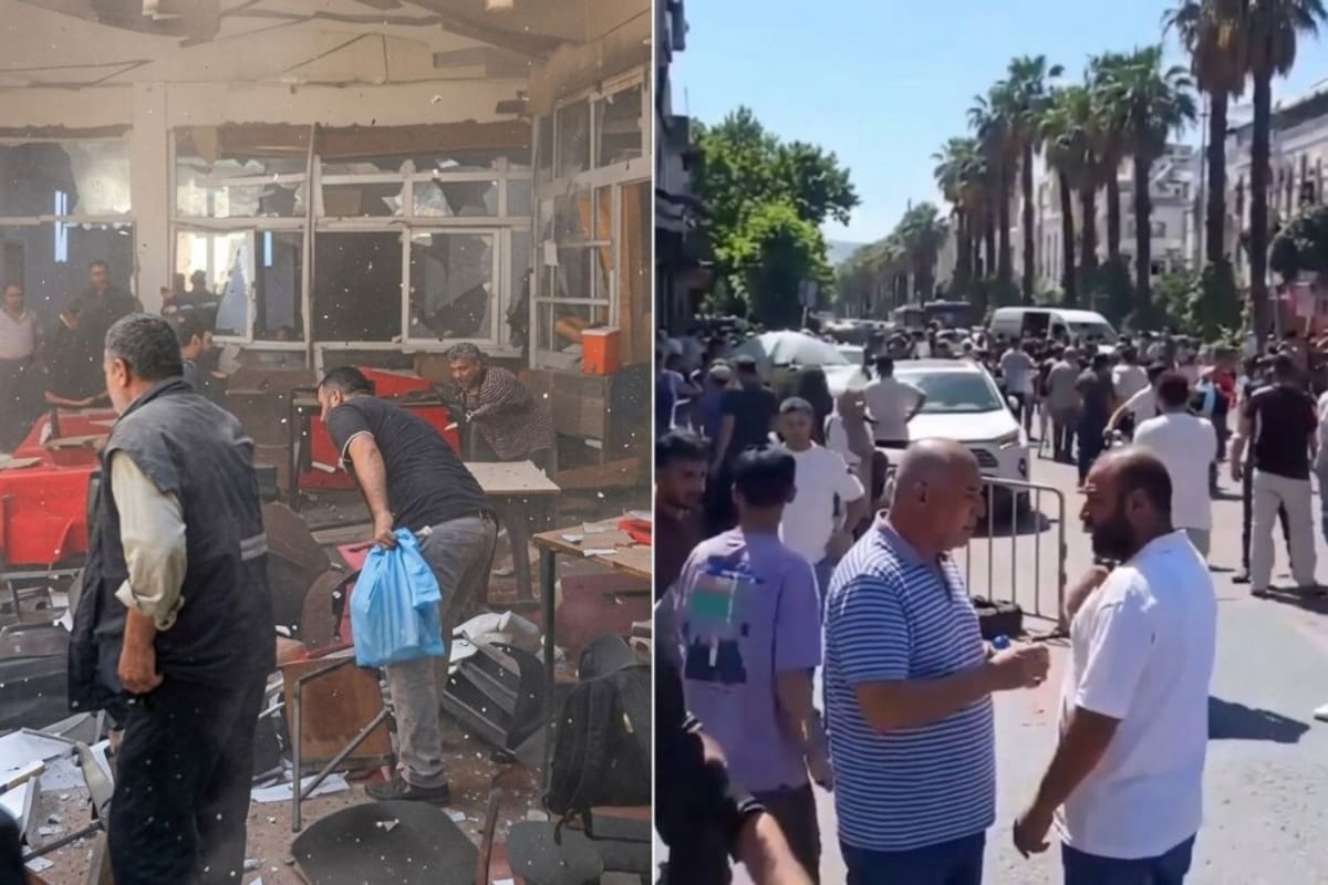 La agencia añadió que las autoridades continúan con las investigaciones para determinar los motivos de la explosión y su autoría. | Foto: Tomada de Video. /Esta captura fue mejorada con ayuda de la IA.