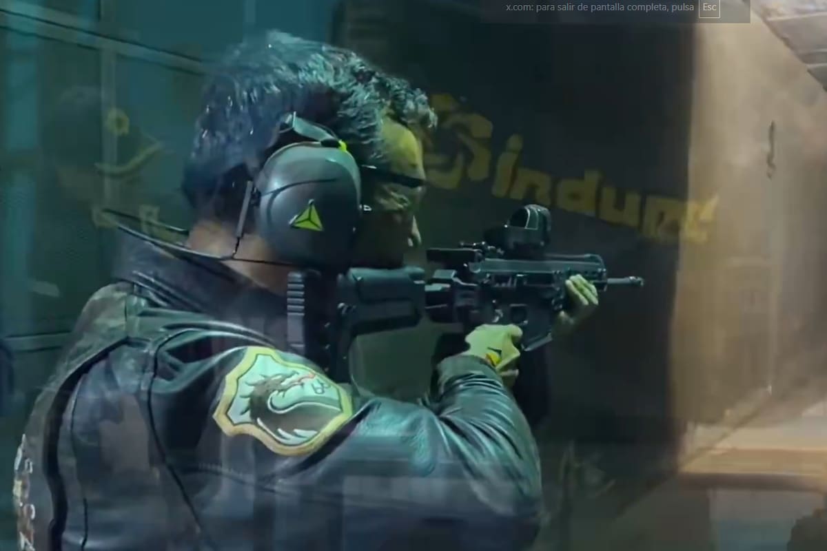 Explosión en pruebas del fusil Jaguar deja dos militares heridos en Tolemaida. | Foto: Tomada de Video de Indumil.
