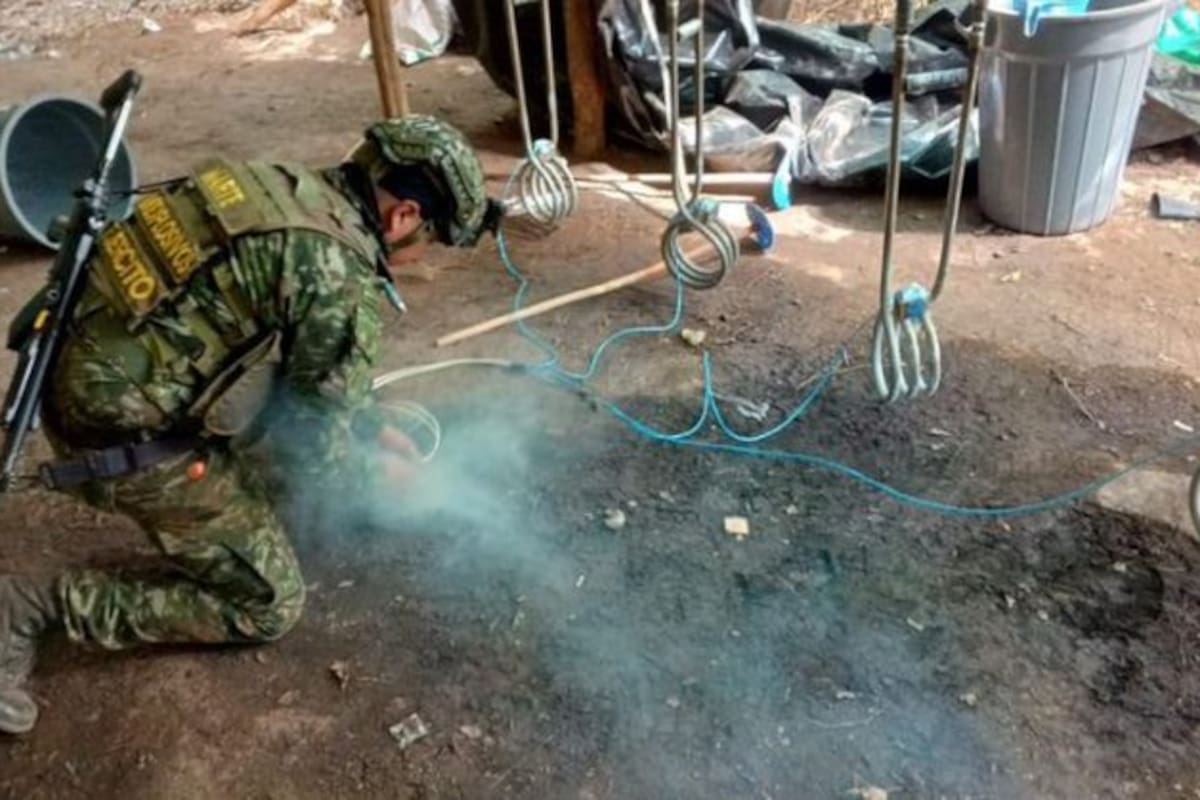 Fuerte explosión ocurrida en un laboratorio de alcaloides en Tumaco.