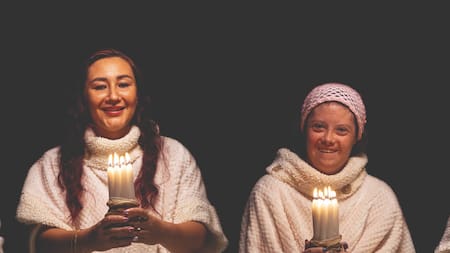 Mujeres y cuidadoras unen fotografía y bordado en una exposición en Bucaramanga