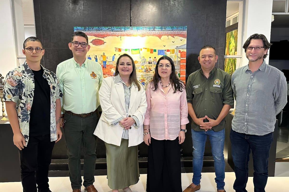 Juan Descans, Ciro Miguel Caballero, Ana María Delgado, Amparo Caballero, Juan Pablo Vera y Guillermo Londoño. Suministrada / VANGUARDIA
