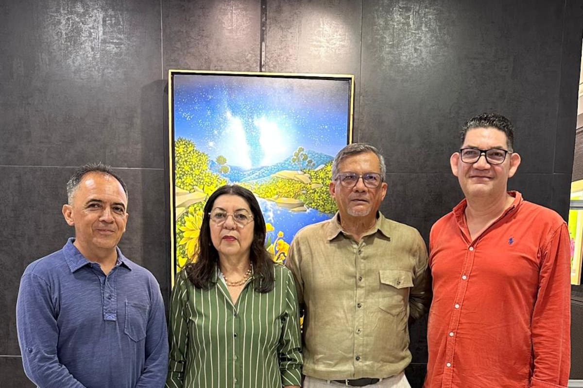 Maestro Leonardo Pimiento Ardila, Amparo Caballero, Miguel Ángel Núñez Grazziani y Ciro Miguel Caballero. Suministrada / VANGUARDIA