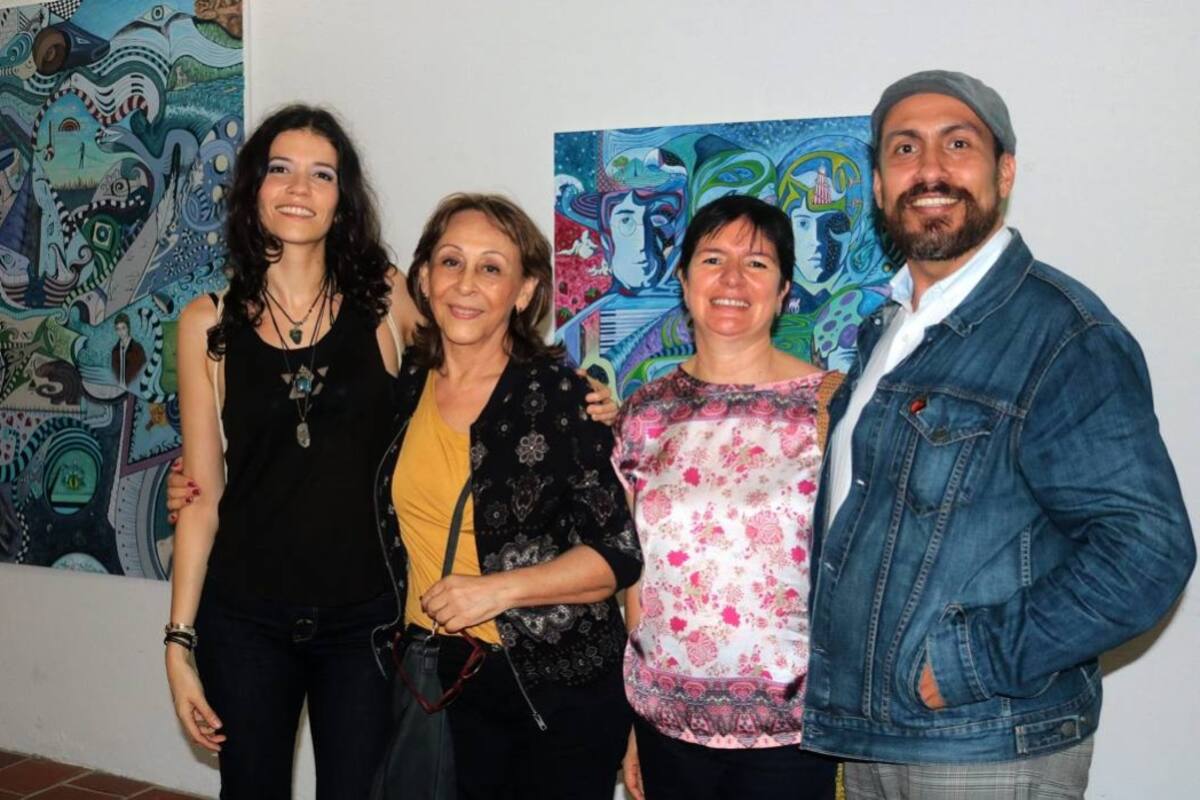 Camila Mejía, Patricia Arias, OIga Tijo y Milton Afanador. (Foto: Fabián Hernández / VANGUARDIA LIBERAL)