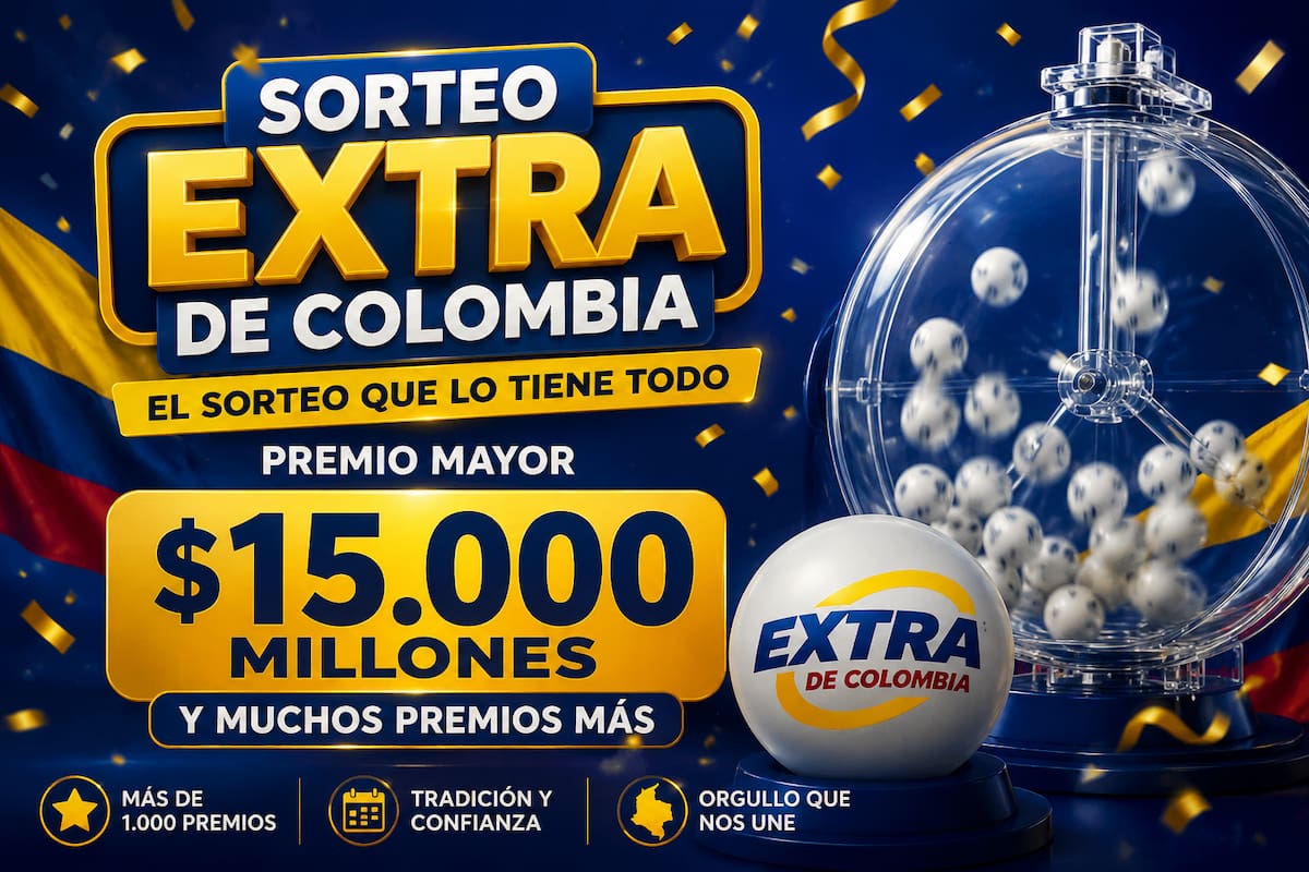 :Consulte el boletín oficial del Extra de Colombia para verificar el número ganador, la serie y las aproximaciones.