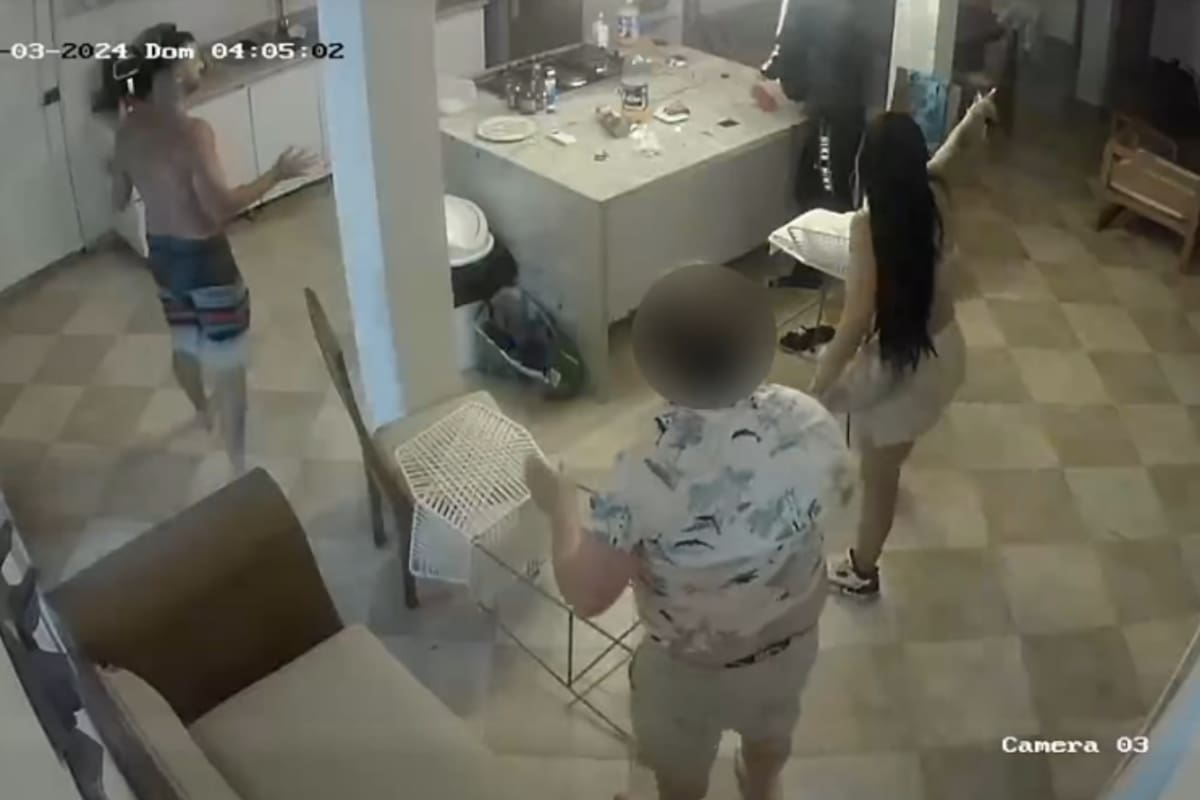 En video quedó el ataque a extranjero que fue apuñalado tras una cita de Tinder en Colombia. Foto: captura de video