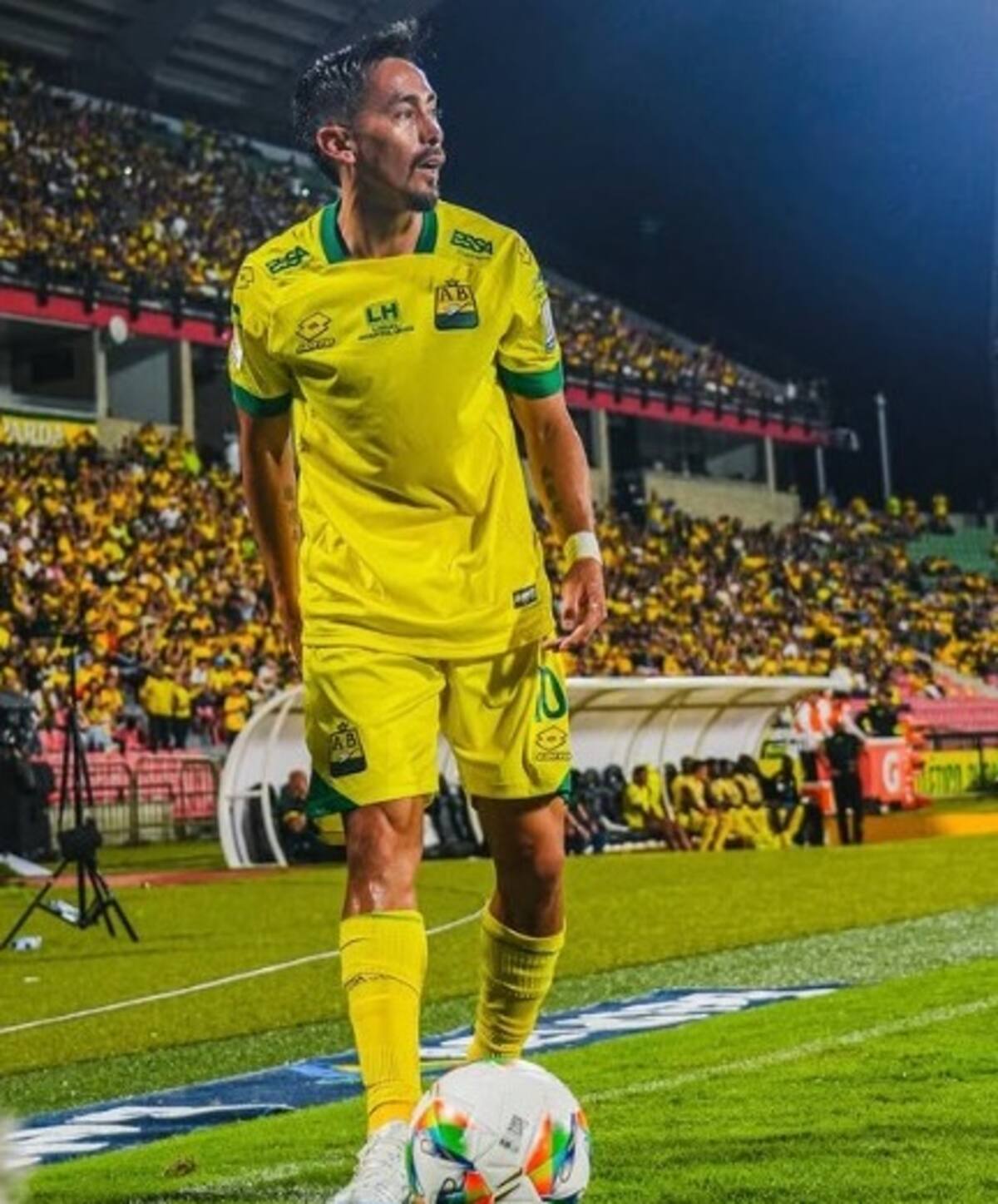 Fabián Sambueza participó de los dos goles de Bucaramanga en el triunfo 2-1 ante Millonarios, en la primera fecha de la Liga BetPlay I de 2026. Foto: Fabián Sambueza.