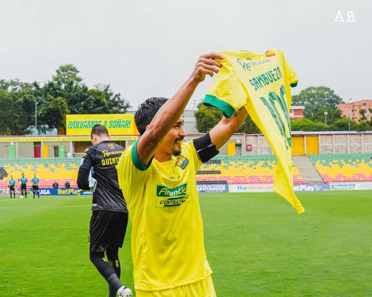 Así jugaría Atlético Bucaramanga ante América con el regreso de Fabián Sambueza. Foto: cortesía Atlético Bucaramanga.