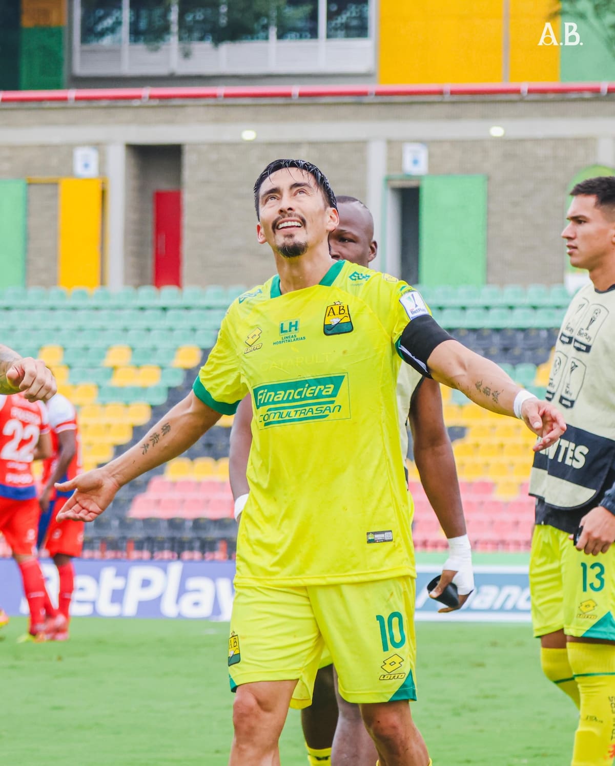 Fabián Sambueza se reportó con un gol y una asistencia en la victoria 5-0 de Atlético Bucaramanga sobre Alianza, de la fecha 4 de la Liga BetPlay I de 2026. Foto: cortesía Atlético Bucaramanga.