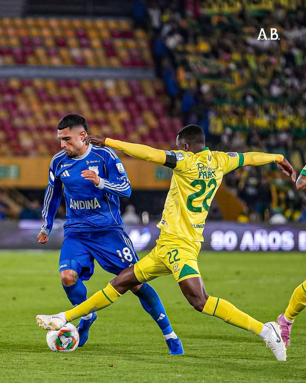 Fabry Castro tuvo un destacado partido ante Millonarios, tras una ausencia de 10 meses. Foto: Colprensa.