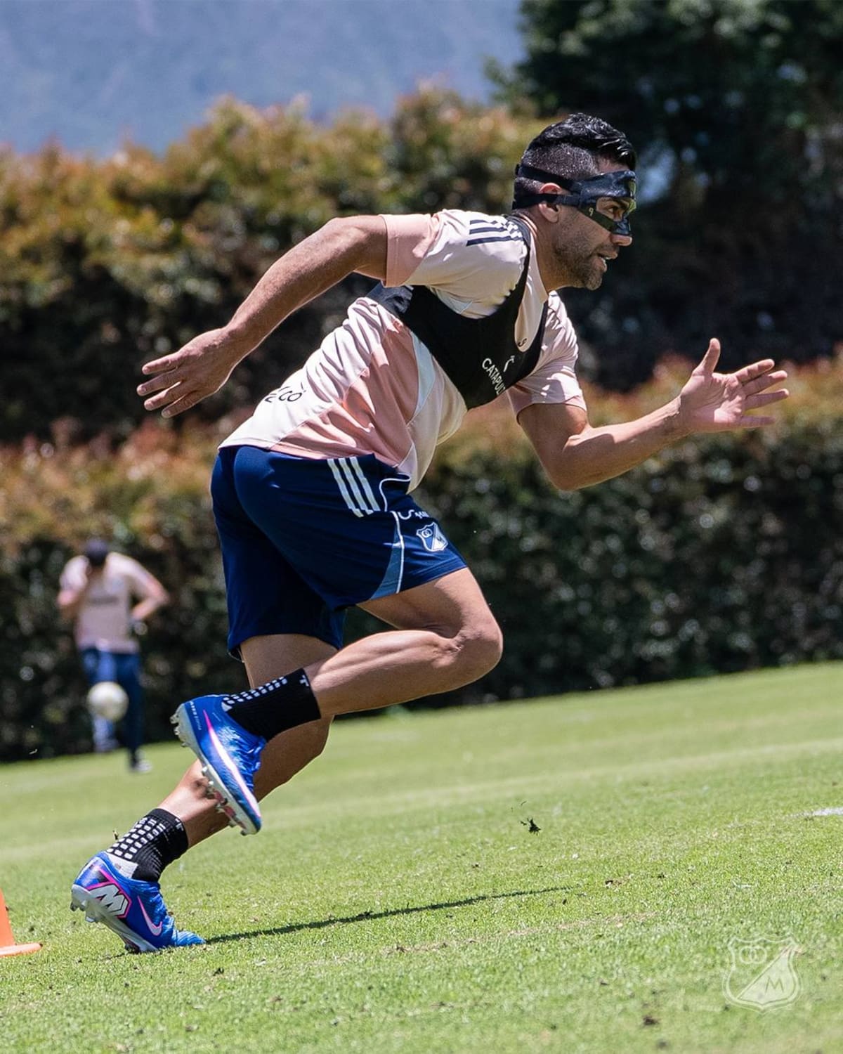 Falcao García habló de su futuro deportivo. Foto: Millonarios.