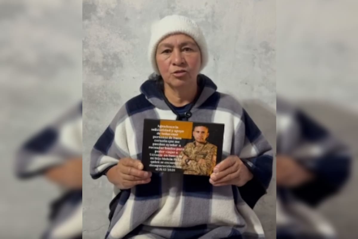 Familia del santandereano Melvin Peña clama ayuda para conocer su paradero en Ucrania.