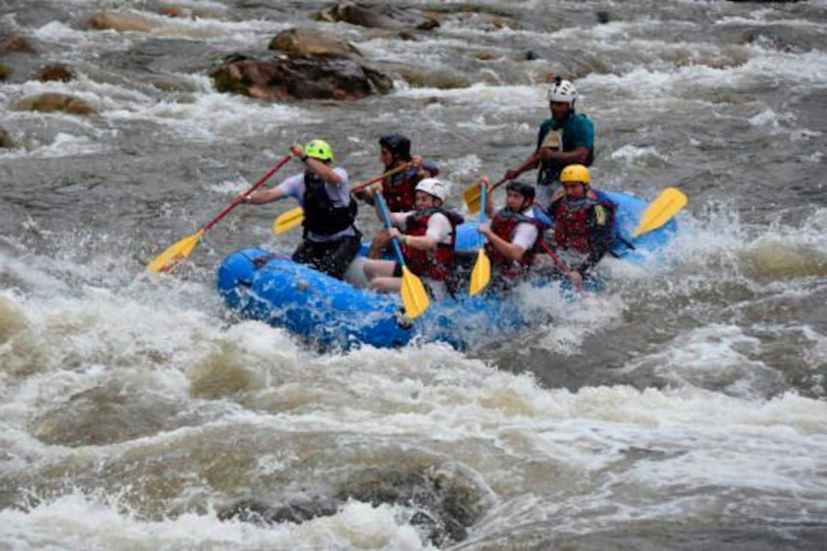 El rafting se practica en los ríos Fonce, Chicamocha y Suárez.