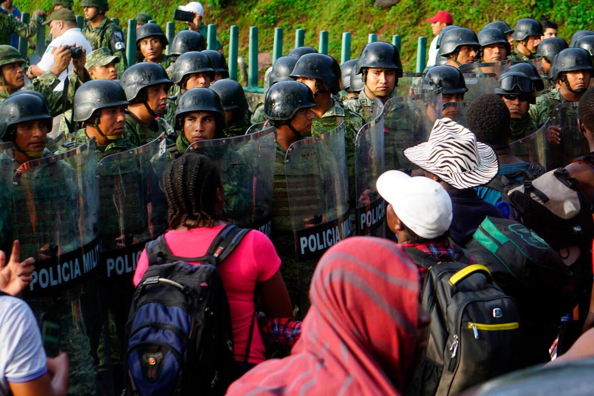 Los 613 detenidos eran solicitantes de refugio ante la Comisión Mexicana de Ayuda a Refugiados. Foto: EFE / VANGUARDIA