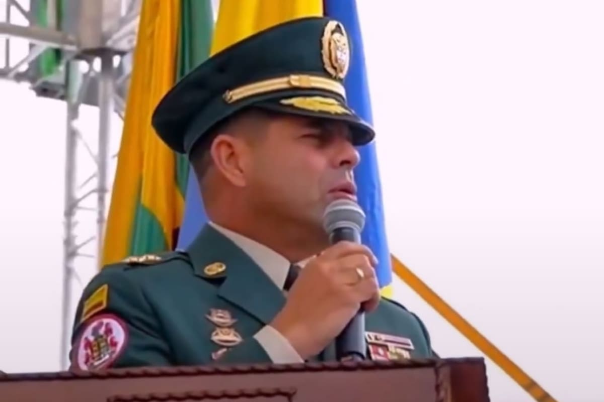 General Federico Mejía podría ascender pese a investigación por liberar a un capturado en Cauca. Captura de video // Tomada de: X.