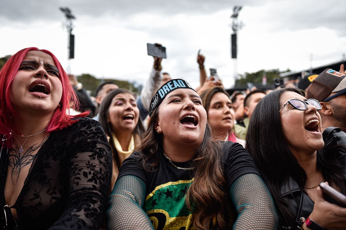 Bogotá. Septiembre 12 de 2026. Así se vive el ambiente durante el primer día del Festival Cordillera, que se realiza en el parque Metropolitano Simón Bolívar, en Bogotá. (Colprensa - Cristian Bayona).
