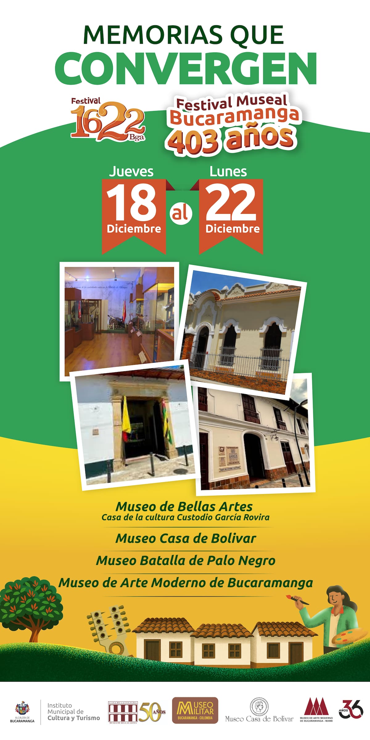 Festival Museal "Memorias que Convergen". / Suministrado