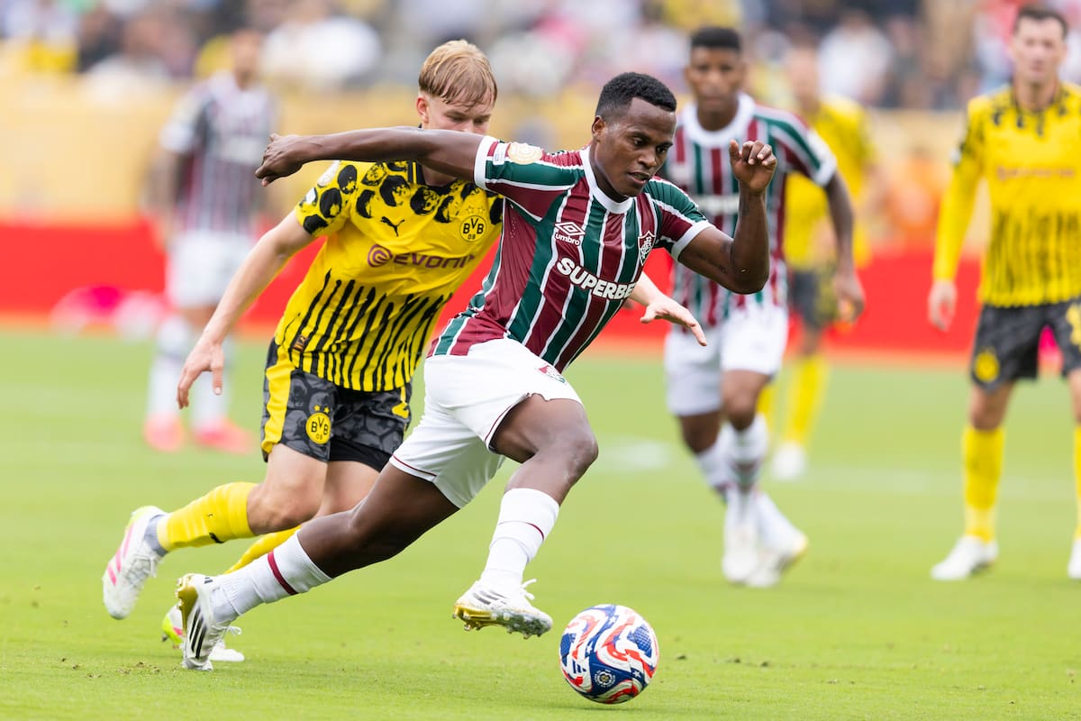 EAST RUTHERFORD (United States), 17/06/2025.- Fluminense's Jhon Arias in action during the FIFA Club World Cup 2025 soccer match between Fluminense and Borussia Dortmund in East Rutherford, New Jersey, USA, 17 June 2025. (Mundial de Fútbol) EFE/EPA/JUSTIN LANE
