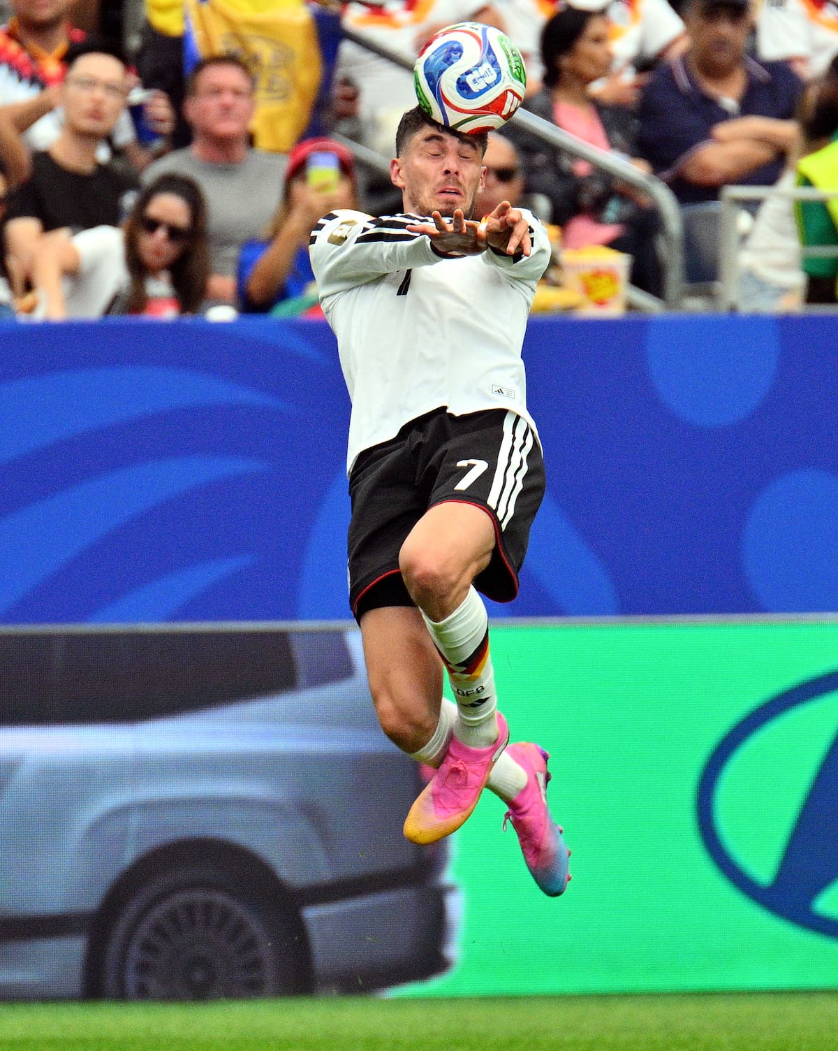 HOUSTON (United States), 14/06/2026.- Kai Havertz of Germany in action during the FIFA World Cup 2026 group stage match Germany against Curacao, in Houston, USA, 14 June 2026. (Alemania) EFE/EPA/SAM WASSON