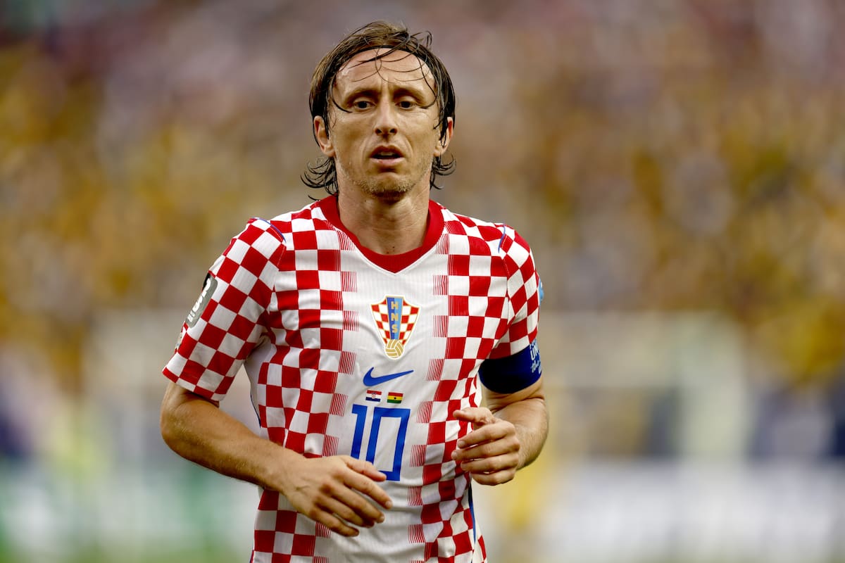 PHILADELPHIA (United States), 28/06/2026.- Luka Modric of Croatia looks on during the FIFA World Cup 2026 group stage match Croatia against Ghana, in Philadelphia, USA, 27 June 2026. (Croacia, Filadelfia) EFE/EPA/WILL OLIVER