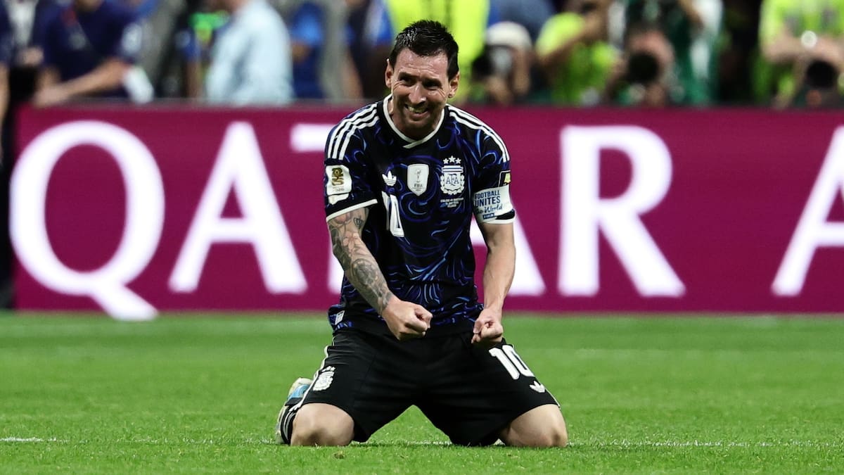 ATLANTA (United States), 15/07/2026.- Lionel Messi of Argentina reacts after the FIFA World Cup 2026 semifinals match England against Argentina, in Atlanta, USA, 15 July 2026. EFE/EPA/RONALD WITTEK