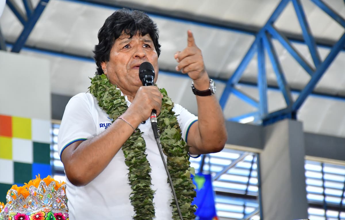 Fotografía de archivo del expresidente boliviano Evo Morales. EFE/Jorge Abrego