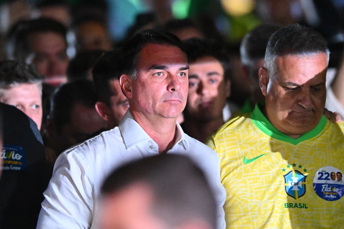 El excandidato presidencial Flavio Bolsonaro. //EFE - Andre Borges.