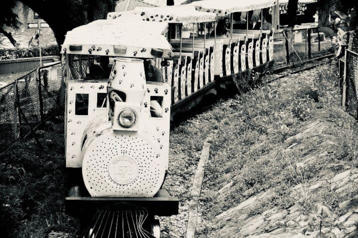 El antiguo tren del Parque Recreacional El Lago. ( Archivo / VANGUARDIA)