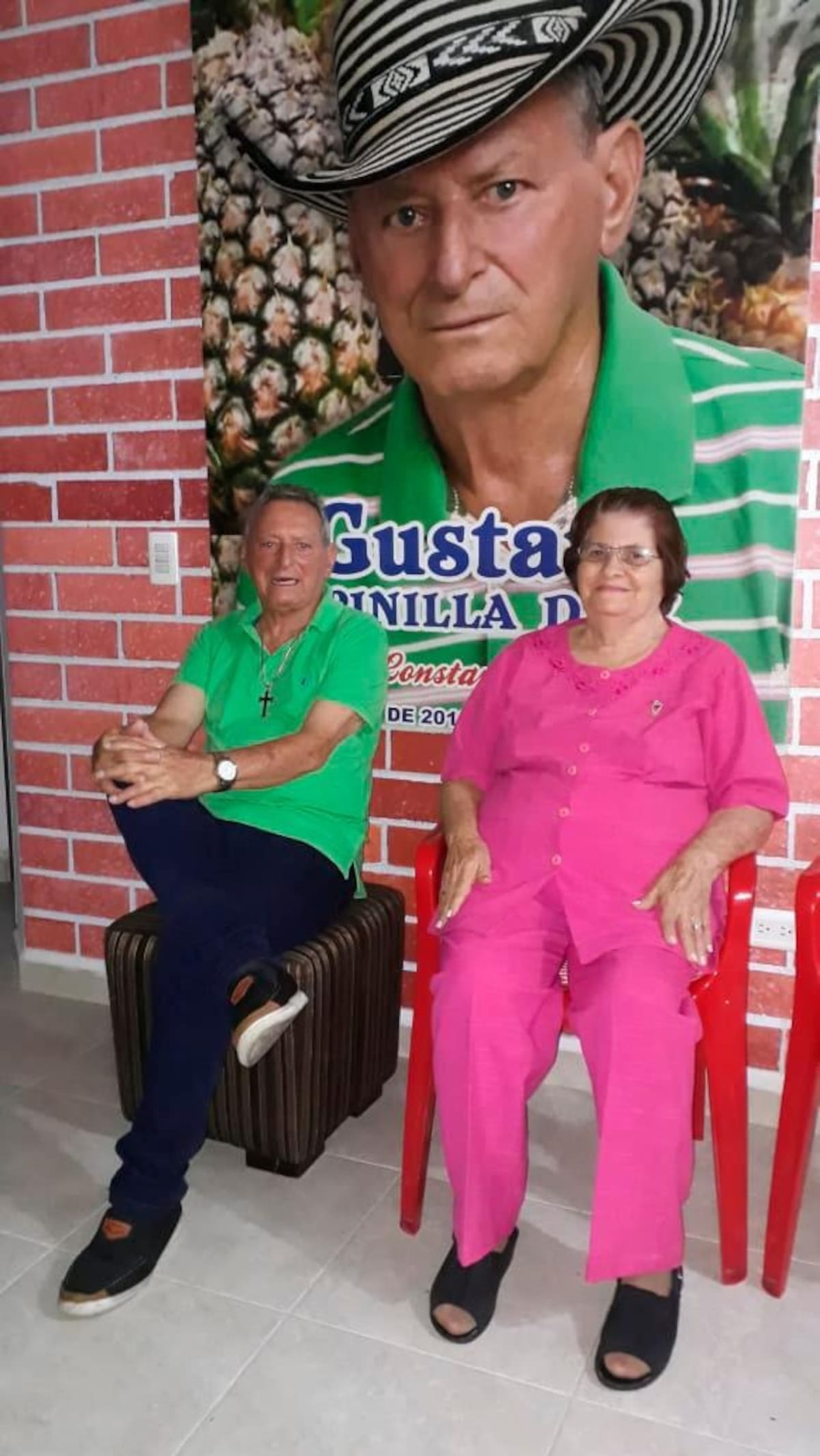Don Gustavo Pinilla Díaz (q.e.p.d.) y su esposa Mariela Orejarena de Pinilla. (Archivo/VANGUARDIA)